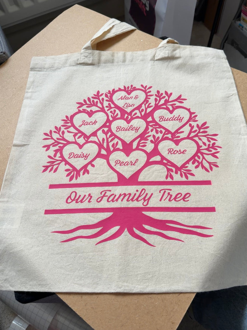 Personalised tote bags